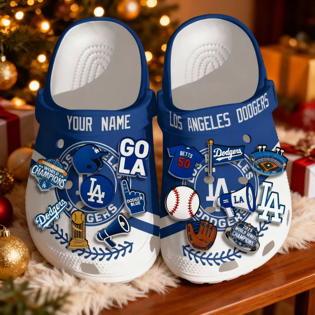 LAD World Series Champions Clogs - Charms Gift Set