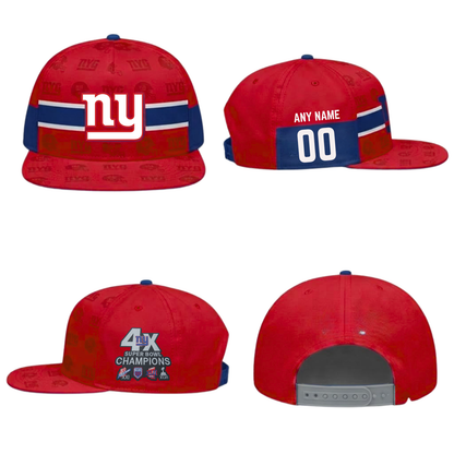 NYG Personalized Snapback Cap - Printed