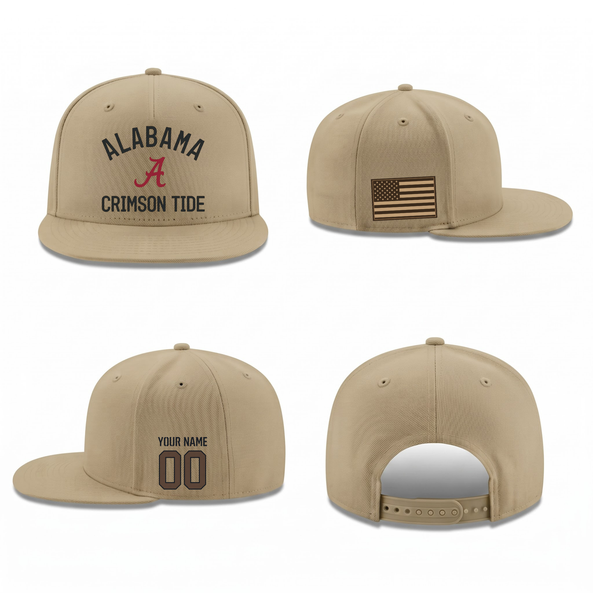 BAMA Military Personalized Snapback Cap - Printed