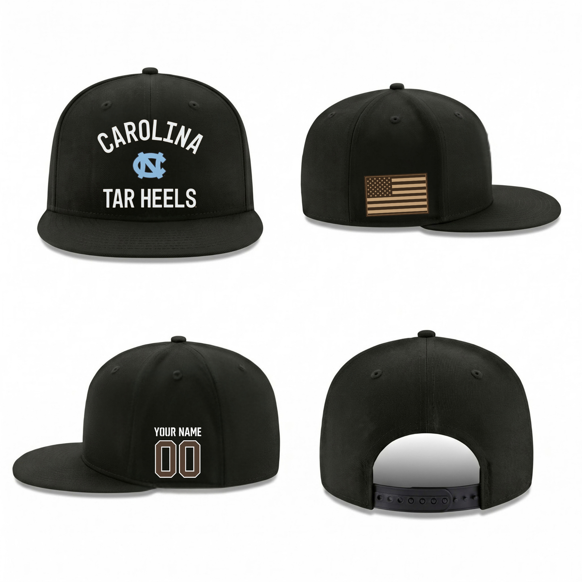 NCTH Military Personalized Snapback Cap - Printed