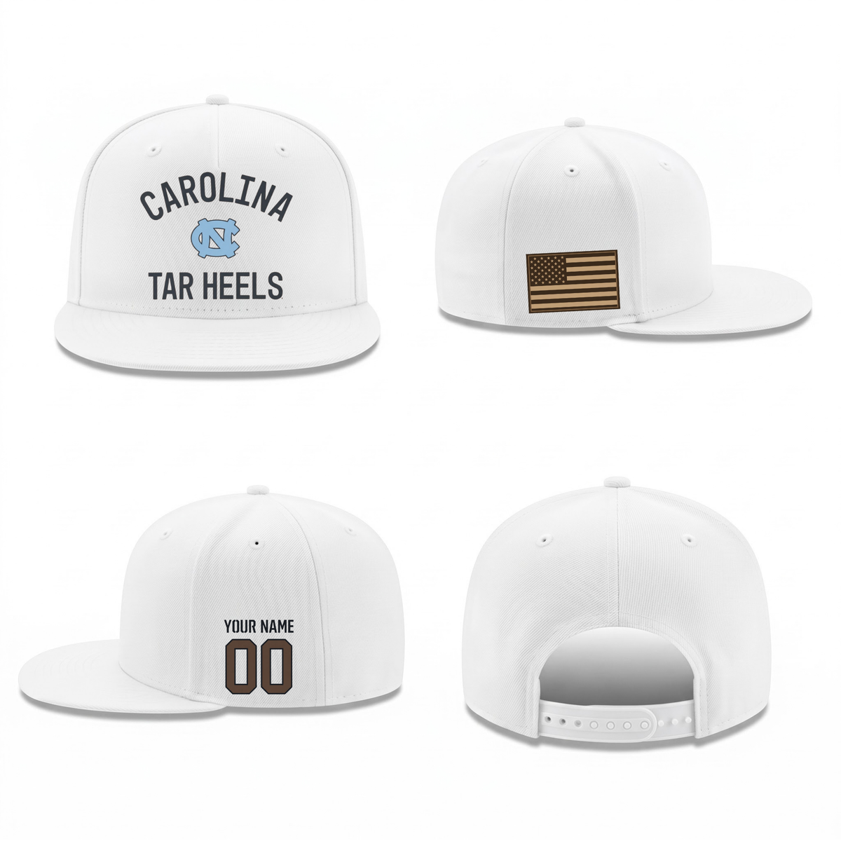 NCTH Military Personalized Snapback Cap - Printed