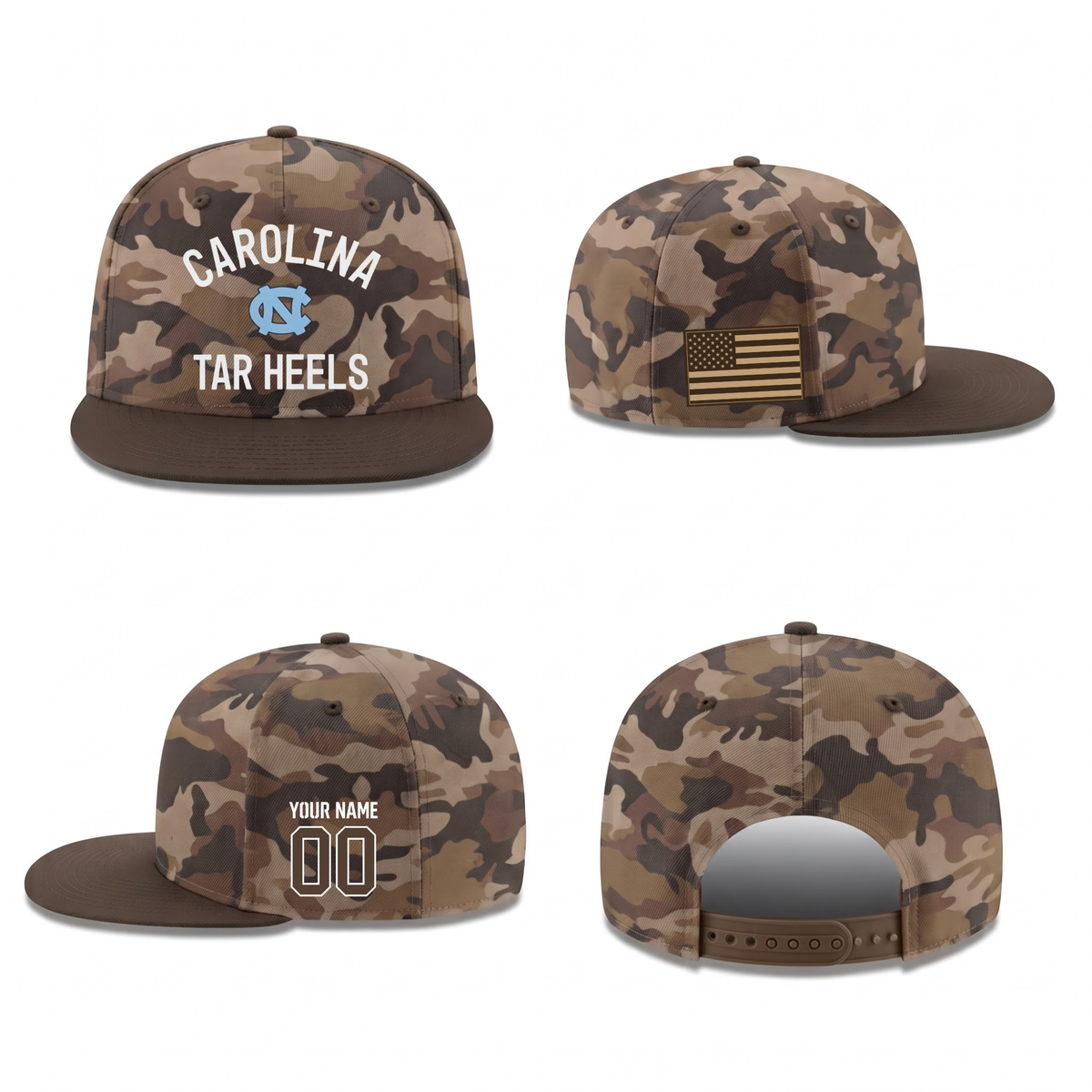 NCTH Military Personalized Snapback Cap - Printed