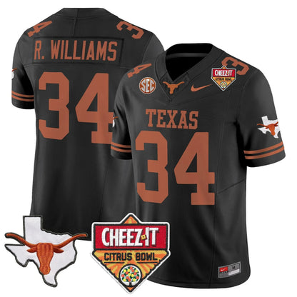 TEX 2025 State Map & Citrus Bowl Patch Vapor Limited Jersey - All Stitched