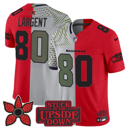 Seattle Seahawks 2025 NFC West Division Champions 'Upside Down Edition' Vapor Limited Jersey - All Stitched