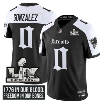 NE SB LX Patch Vapor Limited Gothic Jersey - All Stitched