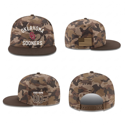 OU Military Personalized Snapback Cap - Printed