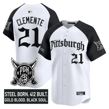 PIT 'Gothic Steel City Edition' Vapor Premier Limited Jersey - All Stitched