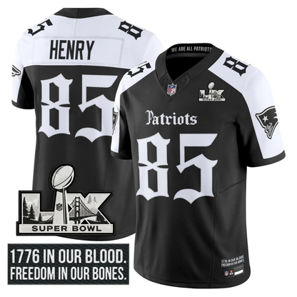 NE SB LX Patch Vapor Limited Gothic Jersey - All Stitched