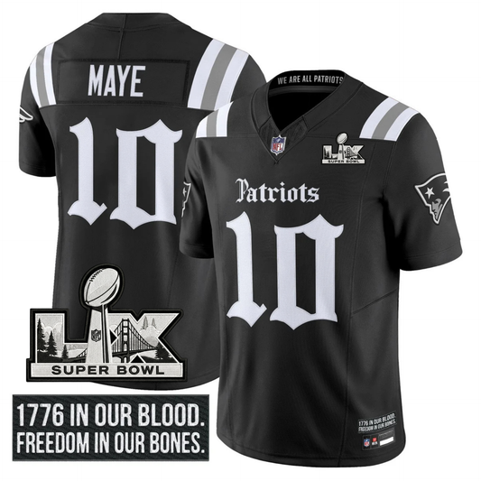 NE SB LX Patch Vapor Limited Gothic Jersey - All Stitched