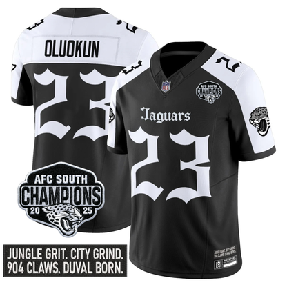 JAX Gothic AFC South Division Champions Vapor Limited Jersey V1 - Stitched