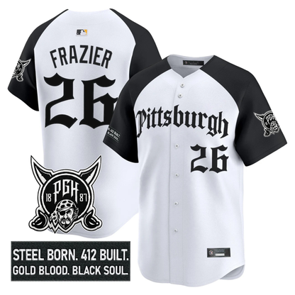 PIT 'Gothic Steel City Edition' Vapor Premier Limited Jersey - All Stitched