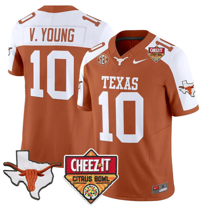 TEX 2025 State Map & Citrus Bowl Patch Vapor Limited Jersey - All Stitched
