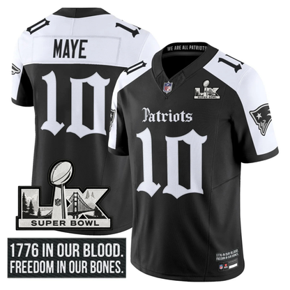 NE SB LX Patch Vapor Limited Gothic Jersey - All Stitched
