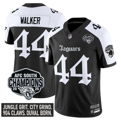 JAX Gothic AFC South Division Champions Vapor Limited Jersey V1 - Stitched