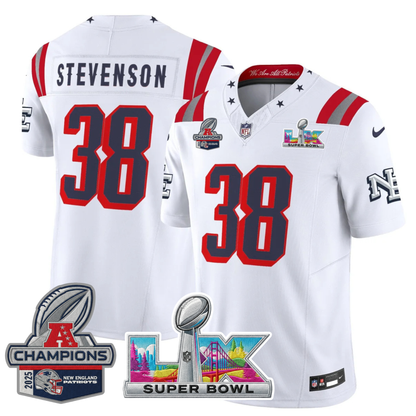 NE 2025 "Rivalries" AFC Champions Vapor Limited Jersey - All Stitched