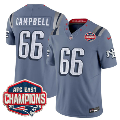 NE 2025 "Rivalries" AFC East Champions Vapor Limited Jersey - All Stitched
