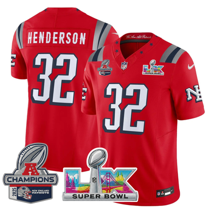 NE 2025 "Rivalries" AFC Champions Vapor Limited Jersey - All Stitched