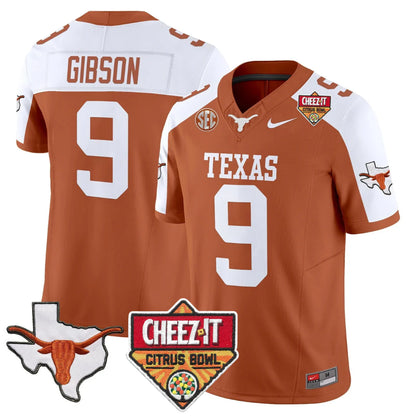 TEX 2025 State Map & Citrus Bowl Patch Vapor Limited Jersey - All Stitched