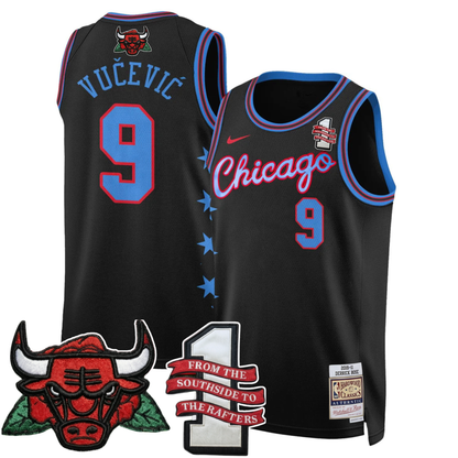 CHI Derrick Rose #1 Retirement Edition Vapor Limited Jersey V2 - All Stitched