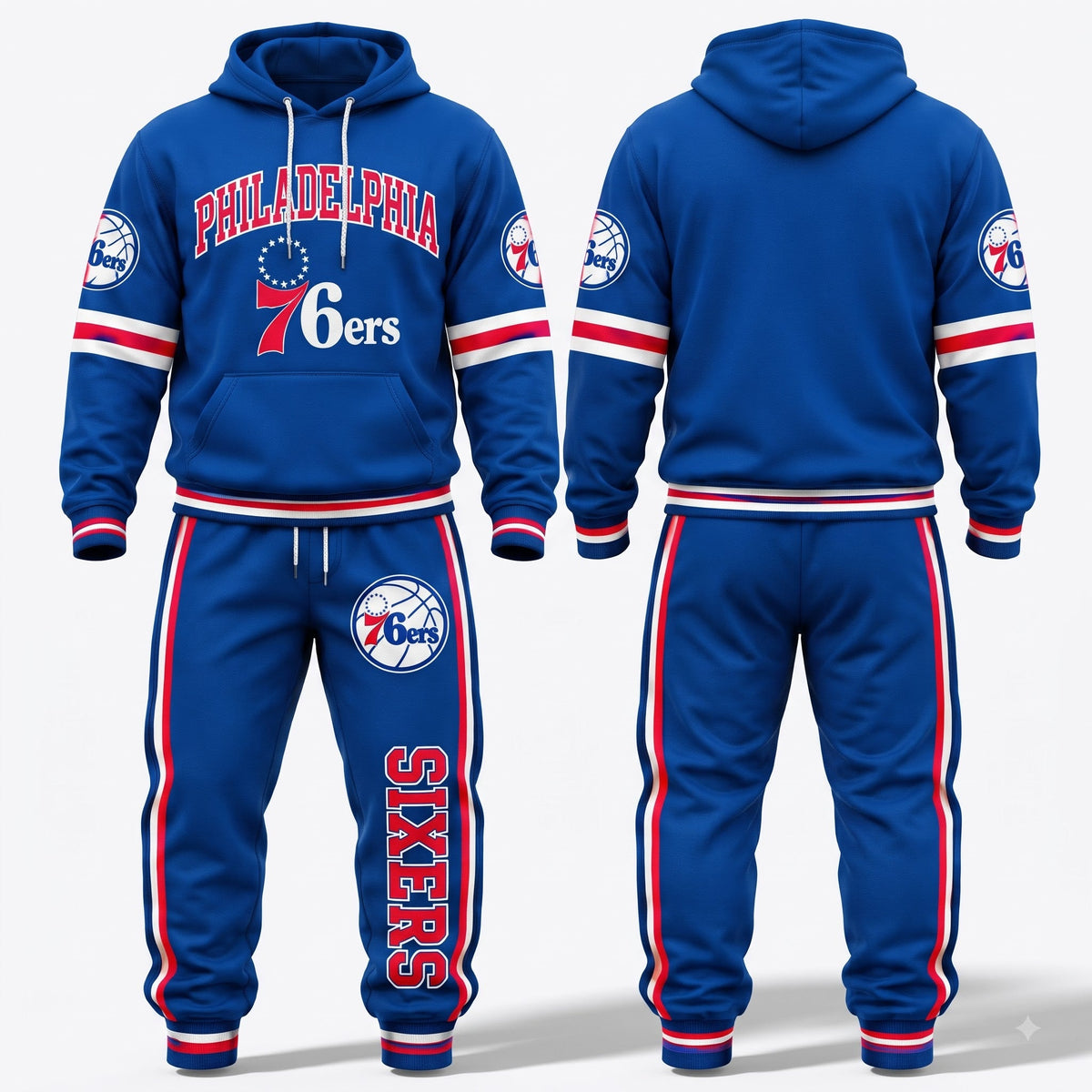 PHI Streetwear Hoodie Pants Set - Printed