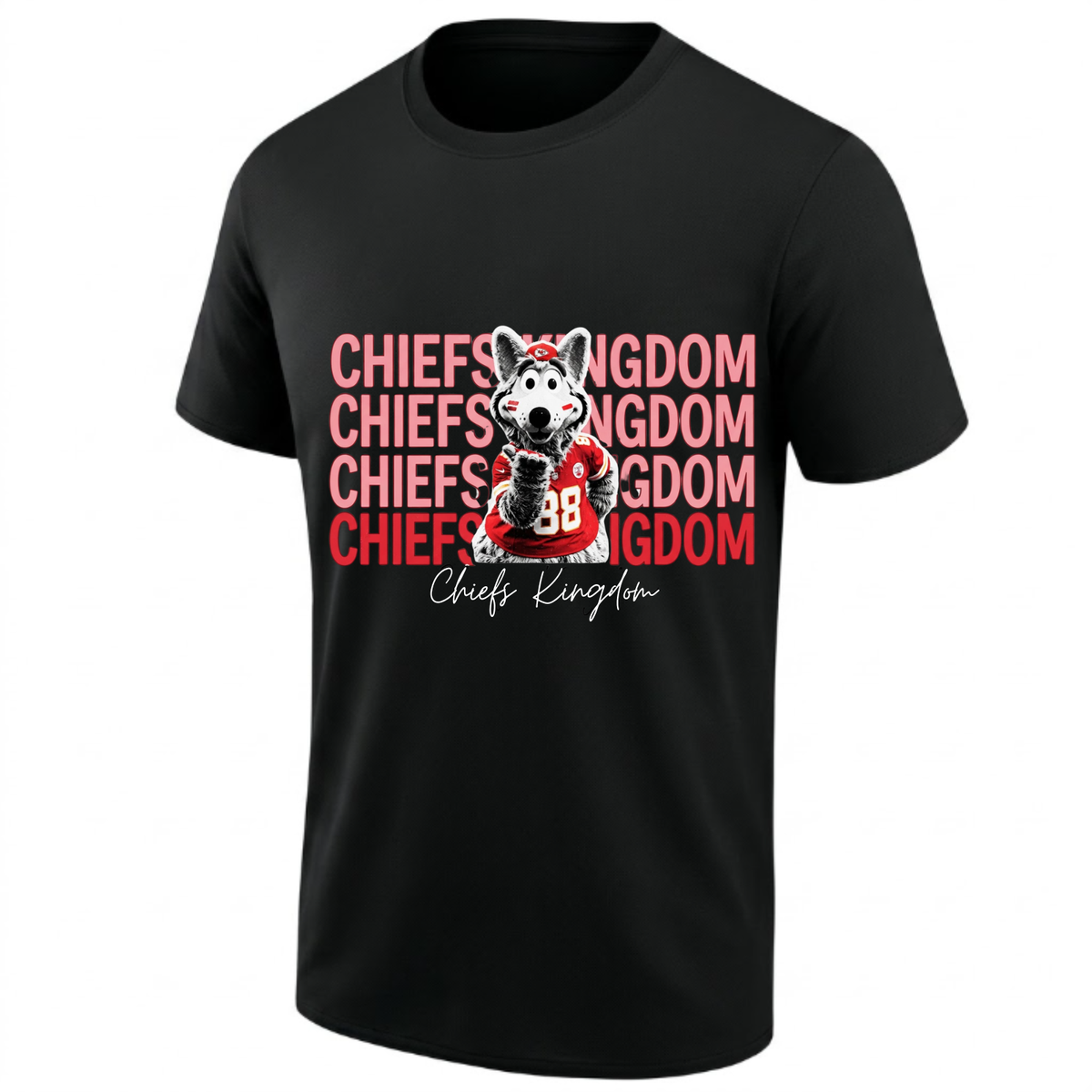 KC Wolf Kingdom One Side T-Shirt - Printed