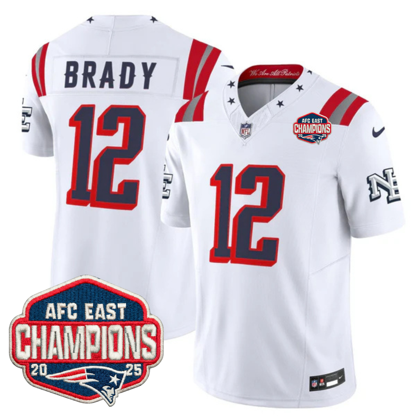 NE 2025 "Rivalries" AFC East Champions Vapor Limited Jersey - All Stitched