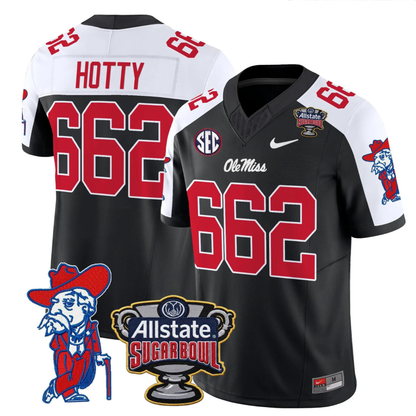 Ole Miss Rebels 2025 Sugar Bowl Patch Vapor Limited Jersey - All Stitched