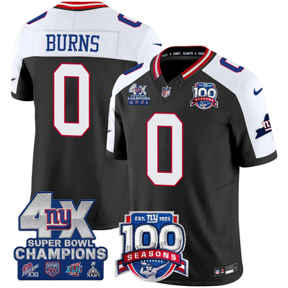 NYG 4X Champions & 100th Season Patch Limited Edition - Stitched (2)