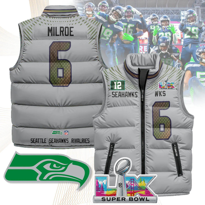 SEA NFC Champions Patch Unisex Puffer Vest