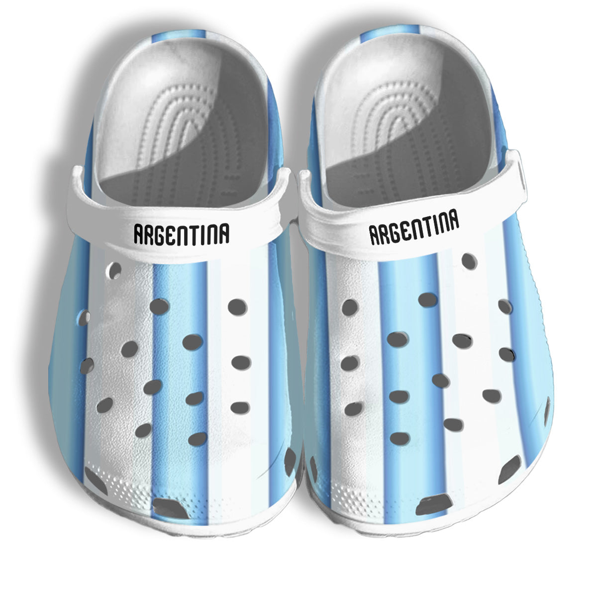 Argentina Clogs WC2026 Blue White - Charms Gift Set