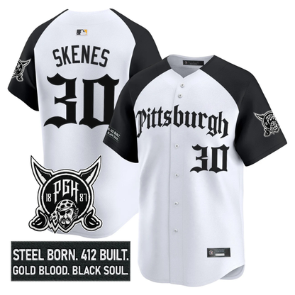 PIT 'Gothic Steel City Edition' Vapor Premier Limited Jersey - All Stitched