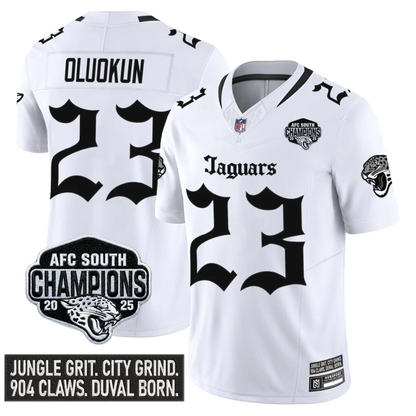 JAX Gothic AFC South Division Champions Vapor Limited Jersey V1 - Stitched