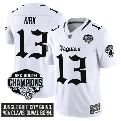 JAX Gothic AFC South Division Champions Vapor Limited Jersey V1 - Stitched