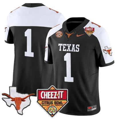 TEX 2025 State Map & Citrus Bowl Patch Vapor Limited Jersey - All Stitched