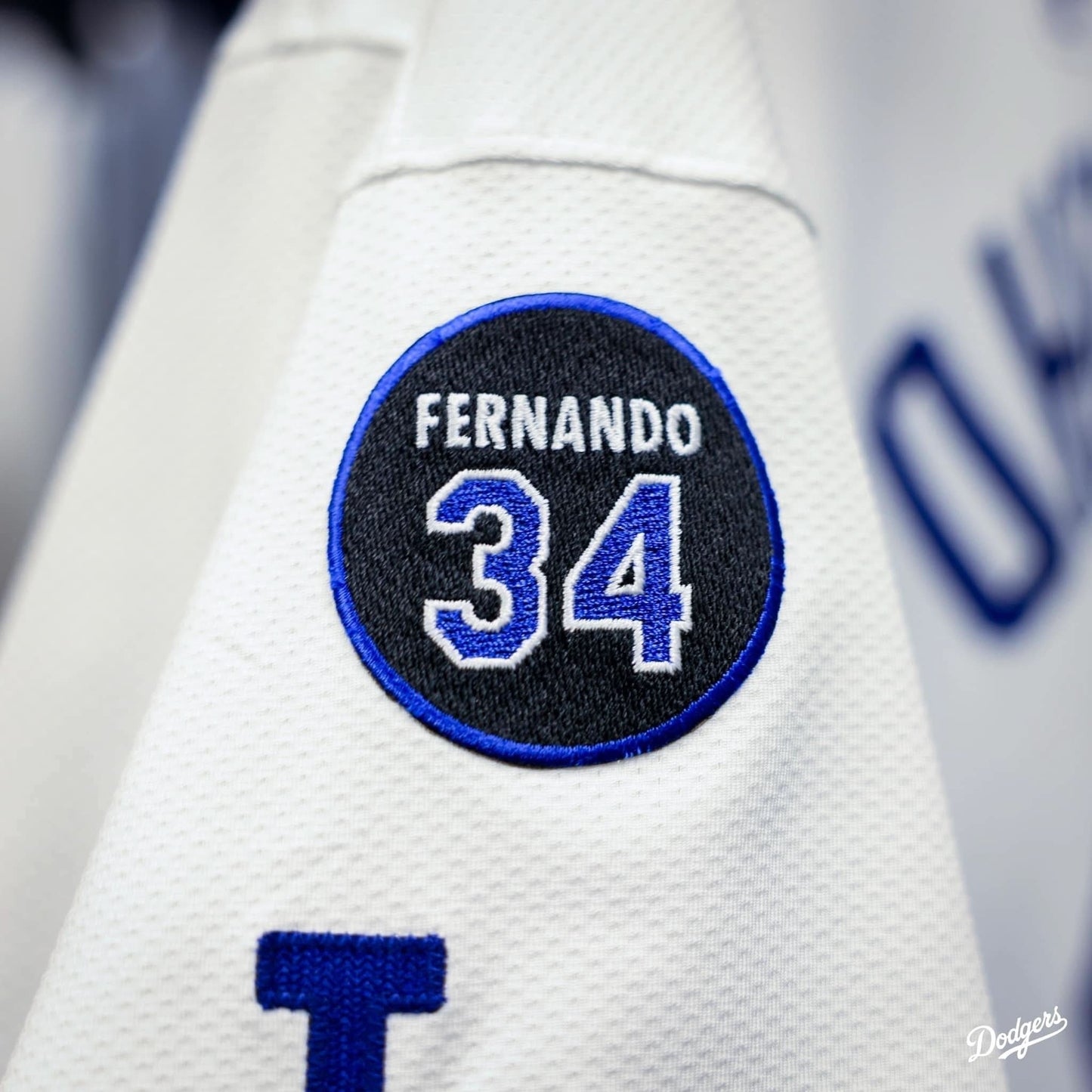 Dodgers Fernando Valenzuela Memorial Custom Jersey - All Stitched