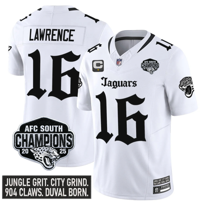JAX Gothic AFC South Division Champions Vapor Limited Jersey V1 - Stitched