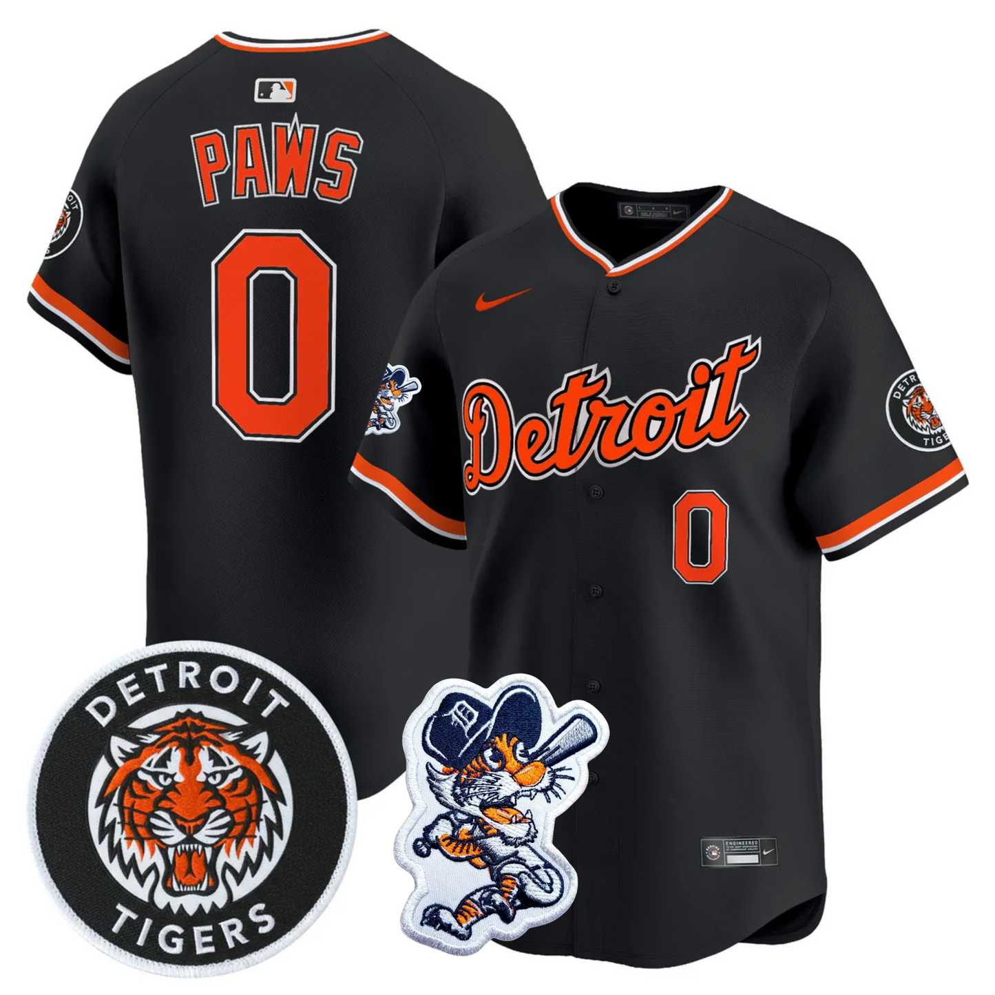 DET 2026 Paws Patch Alternate Vapor Premier Limited Jersey - All Stitched