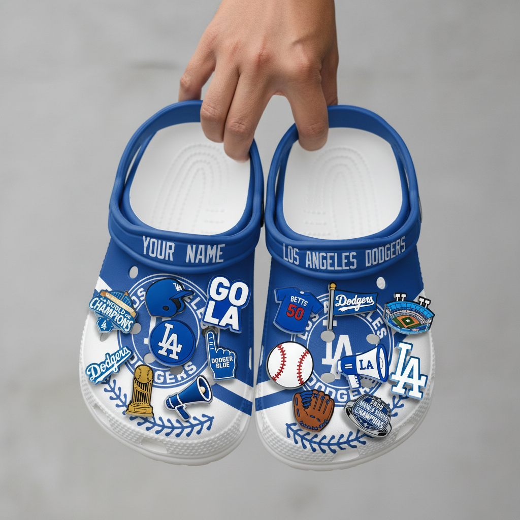 LAD World Series Champions Clogs - Charms Gift Set