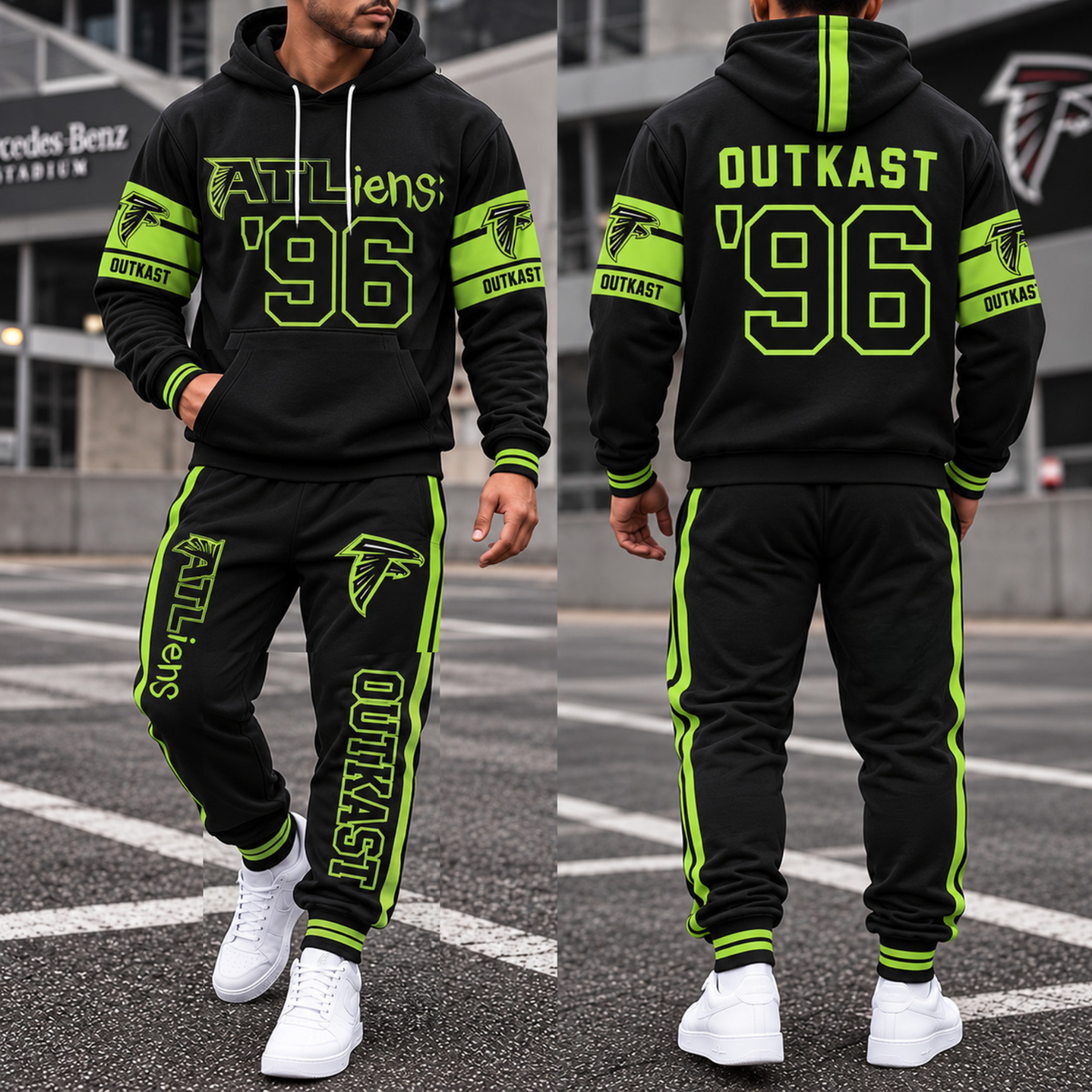 ATL 30th Anniversary ATLiens  Hoodie Pants Set - Printed