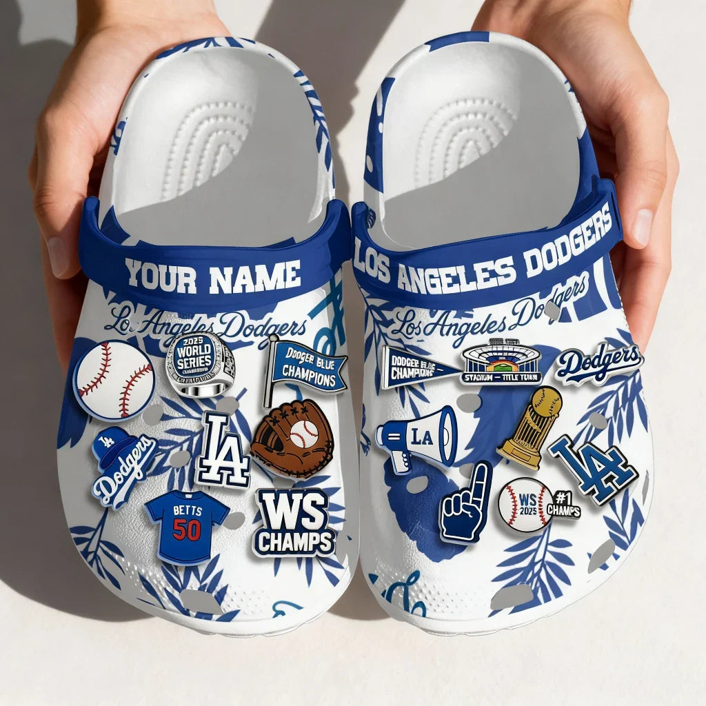 LAD World Series Champions Clogs - Charms Gift Set