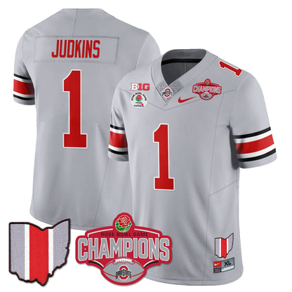Ohio State Buckeyes 2024 Rose Bowl Champions Jersey - All Stitched