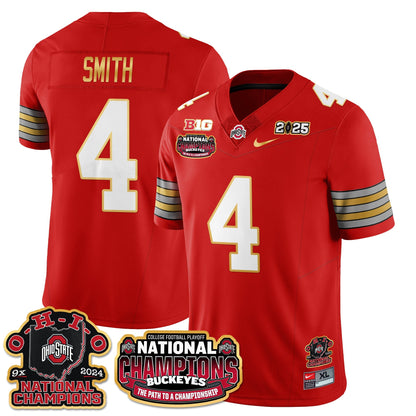 OSU 'Heritage Stripe' 2025 CFP Patch - National Champions Jersey N9 - All Stitched