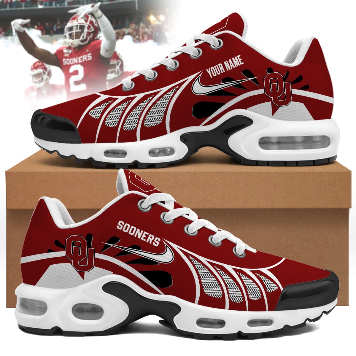 Oklahoma Sooners | Personalized Air Max Shoes Limited Edition