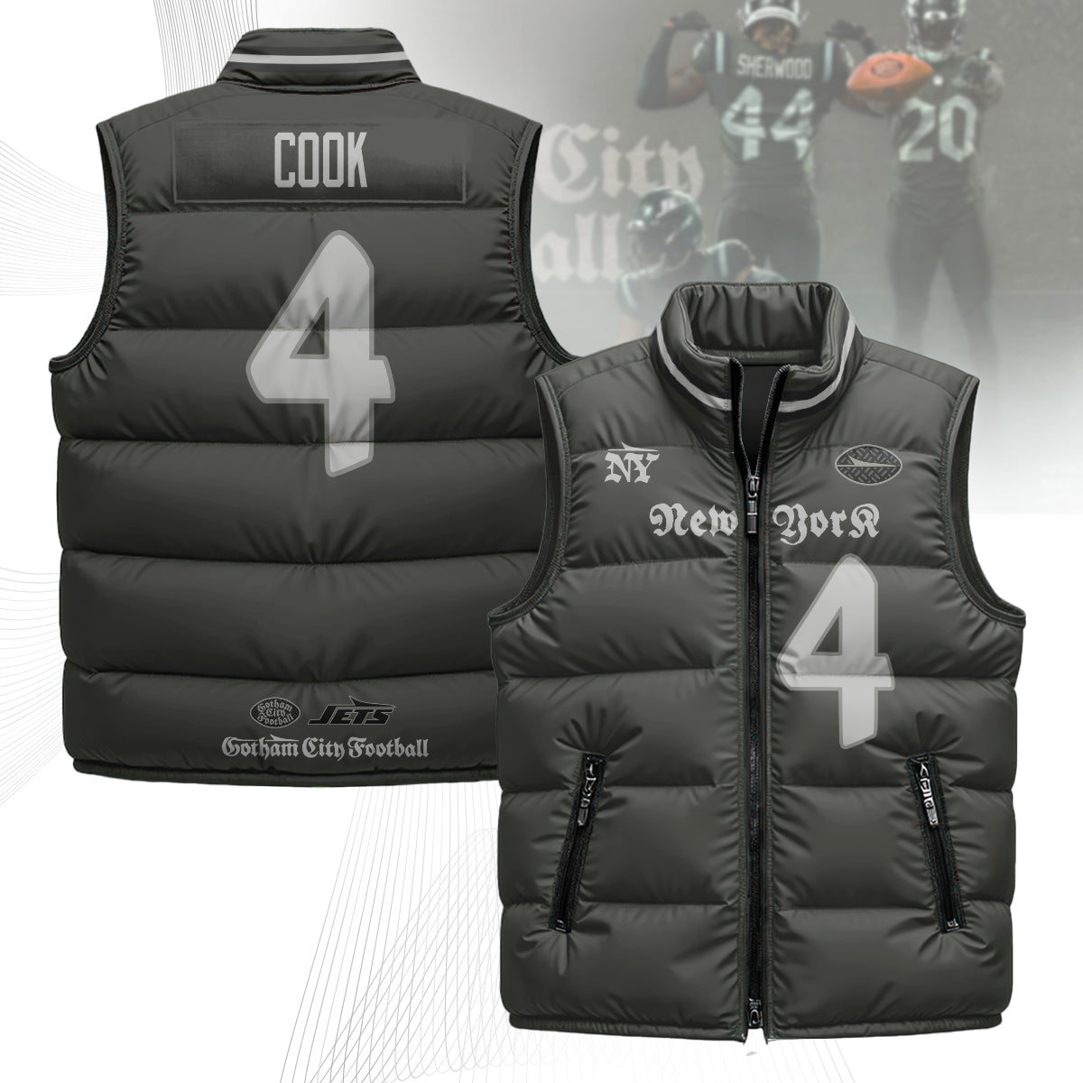 New York Jets Rivalry Series Puffer Vest
