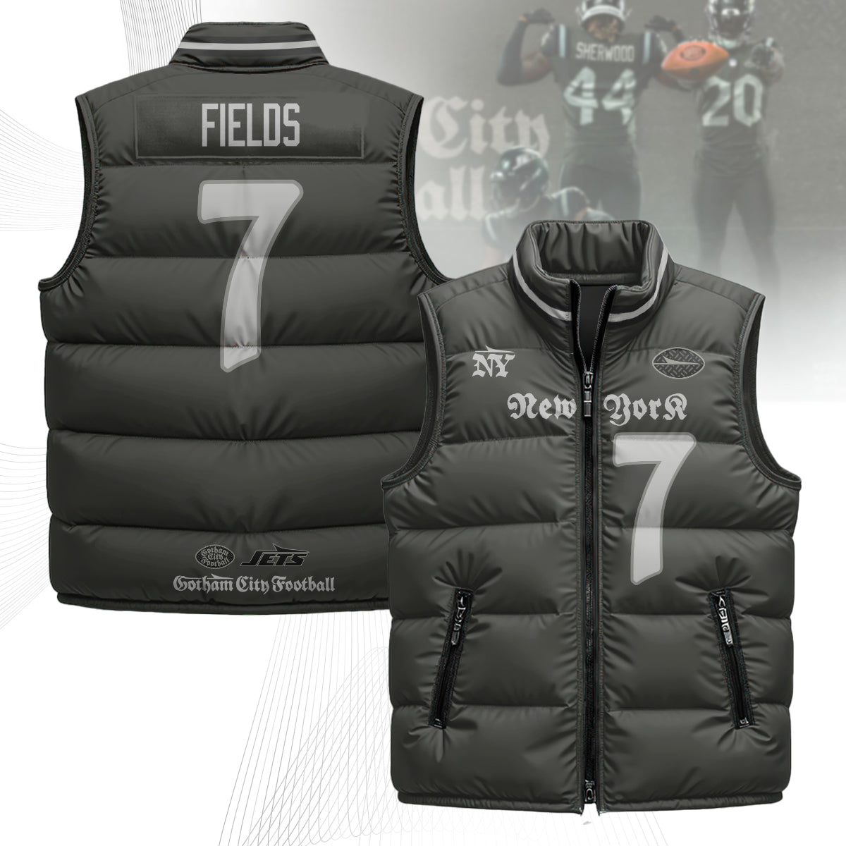 New York Jets Rivalry Series Puffer Vest