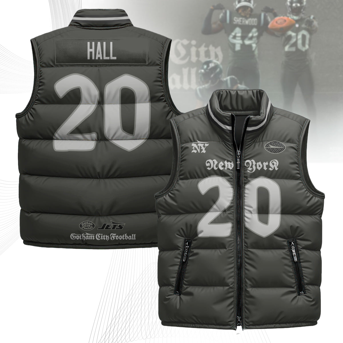 New York Jets Rivalry Series Puffer Vest