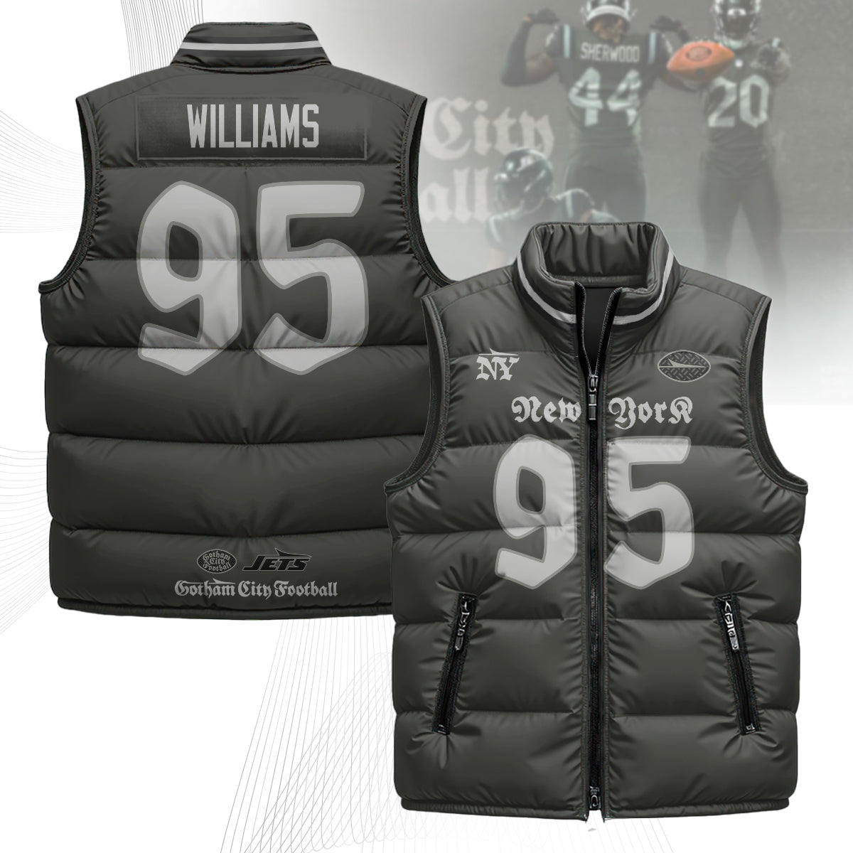 New York Jets Rivalry Series Puffer Vest