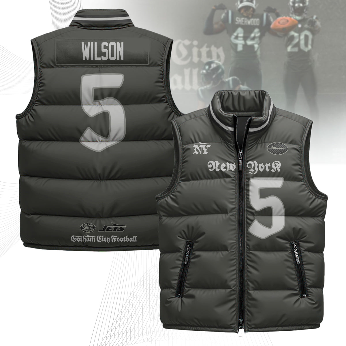 New York Jets Rivalry Series Puffer Vest