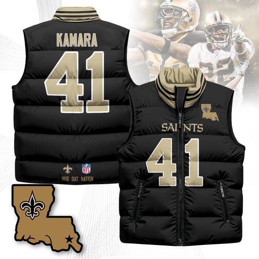 New Orleans Saints Unisex Puffer Vest