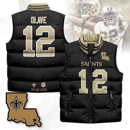 New Orleans Saints Unisex Puffer Vest